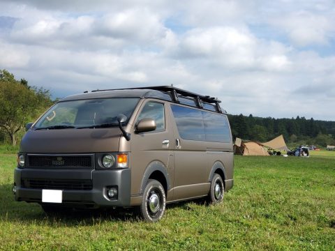 GOOUT CAMP　富士山　ふもとっぱらキャンプ場　アウトドア　ARB　ルーフトップテント　ペンドルトン　ランドクルーザー　ハイエース　プラド　FJクルーザー　 丸目換装